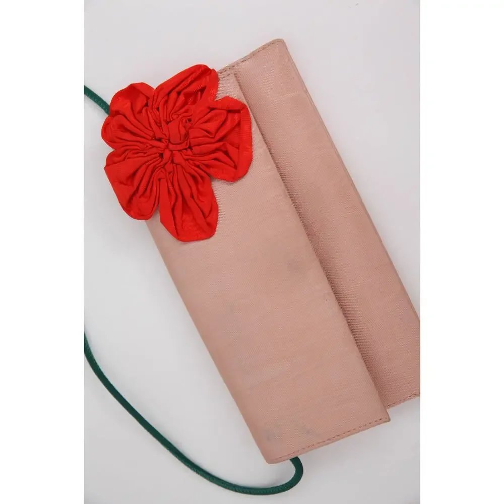 Loeffler Randall Charlee Flap Clutch W/ Flower